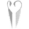 Ørecuffer fra Vienna Collection – Svanen, hvit, rutheniumbelagt Ørecuffer fra Vienna Collection – Svanen, hvit, rutheniumbelagt