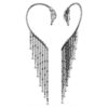 Ørecuffer fra Vienna Collection – Svanen, hvit, rutheniumbelagt Ørecuffer fra Vienna Collection – Svanen, hvit, rutheniumbelagt