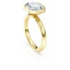 Ring med åttekantet innfatning, laboratoriedyrkede diamanter 3,0 karat totalt, åttekantet form, 14K gult gull Ring med åttekantet innfatning, laboratoriedyrkede diamanter 3,0 karat totalt, åttekantet form, 14K gult gull