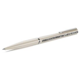 Shimmer kulepenn beige, lakkert i beige, forkrommet