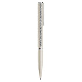 Shimmer kulepenn beige, lakkert i beige, forkrommet