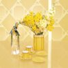 Signum-vase i porselen, medium, gul Signum-vase i porselen, medium, gul