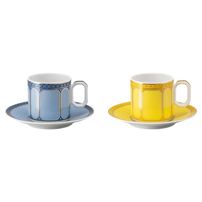 Signum espressosett i porselen, flerfarget Signum espressosett i porselen, flerfarget
