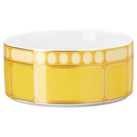 Signum frokostskål i porselen, gul