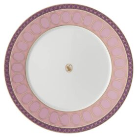 Signum middagstallerken i porselen, rosa