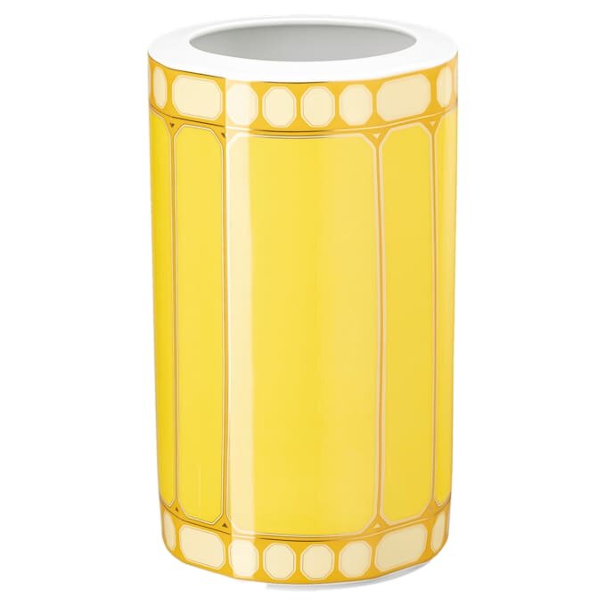 Signum-vase i porselen, gul Signum-vase i porselen, gul