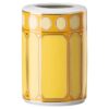 Signum-vase i porselen, liten, gul