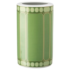 Signum-vase i porselen, stor, grønn