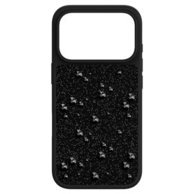 Smarttelefonetui med flate krystaller, iPhone® 17 Pro, svart Smarttelefonetui med flate krystaller, iPhone® 17 Pro, svart