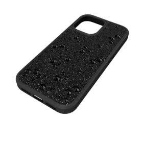 Smarttelefonetui med flate krystaller, iPhone® 17, svart