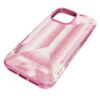 Smarttelefonetui med høyt krystallmønster, iPhone® 16 Pro Max, rosa