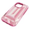 Smarttelefonetui med krystallmønster, iPhone® 16 Pro, rosa