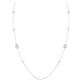 Snake Strandage Crystal Pearl, blandede slipninger, Slangens år, hvit, rhodiumbelagt Snake Strandage Crystal Pearl, blandede slipninger, Slangens år, hvit, rhodiumbelagt