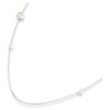 Snake Strandage Crystal Pearl, blandede slipninger, Slangens år, hvit, rhodiumbelagt Snake Strandage Crystal Pearl, blandede slipninger, Slangens år, hvit, rhodiumbelagt