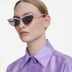 Solbriller i Cat-Eye-form, lilla