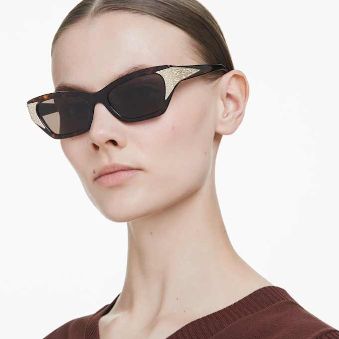 Solbriller i «Cat-Eye»-form, Sk6029, brun Solbriller i «Cat-Eye»-form, Sk6029, brun