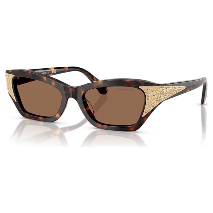 Solbriller i «Cat-Eye»-form, Sk6029, brun Solbriller i «Cat-Eye»-form, Sk6029, brun