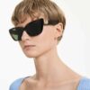 Solbriller i «Cat-Eye»-form, Sk6047, lysbrune Solbriller i «Cat-Eye»-form, Sk6047, lysbrune