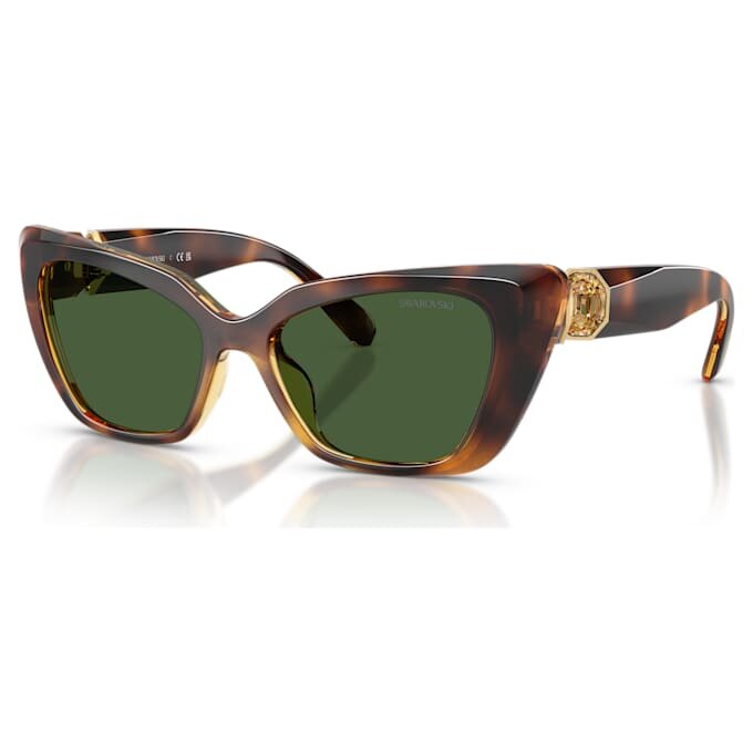 Solbriller i «Cat-Eye»-form, Sk6047, lysbrune Solbriller i «Cat-Eye»-form, Sk6047, lysbrune