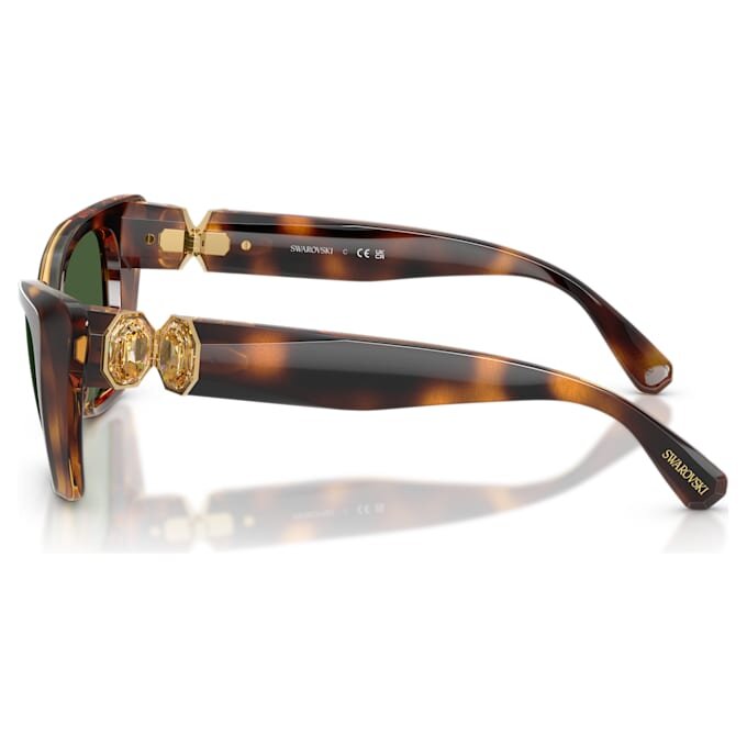 Solbriller i «Cat-Eye»-form, Sk6047, lysbrune Solbriller i «Cat-Eye»-form, Sk6047, lysbrune