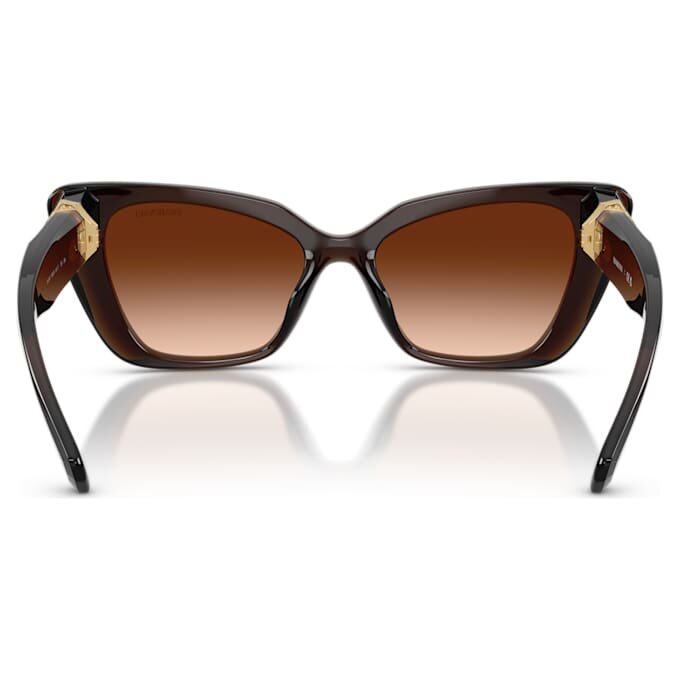 Solbriller i «Cat-Eye»-form, Sk6047, mørkebrune Solbriller i «Cat-Eye»-form, Sk6047, mørkebrune