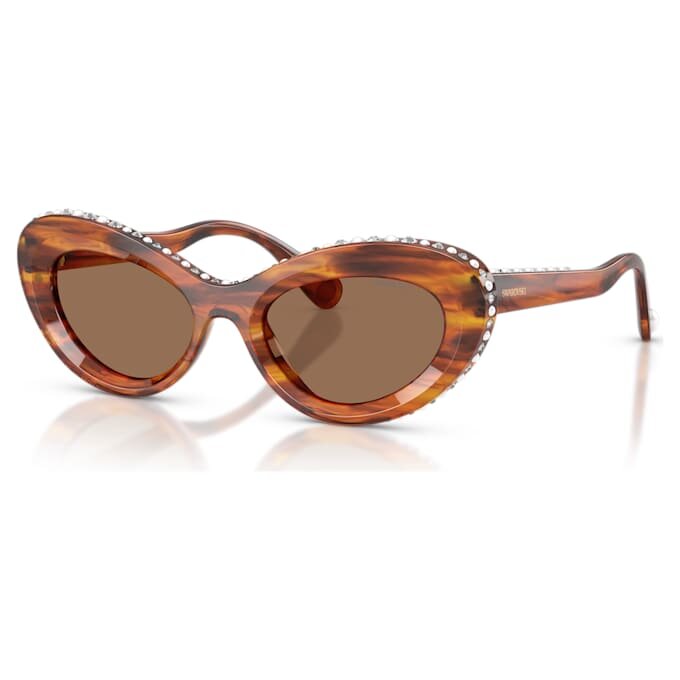 Solbriller i «Cat-Eye»-form, Sk6061U, brun Solbriller i «Cat-Eye»-form, Sk6061U, brun