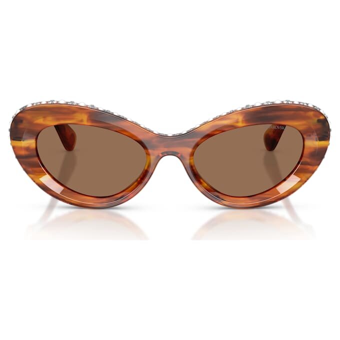 Solbriller i «Cat-Eye»-form, Sk6061U, brun Solbriller i «Cat-Eye»-form, Sk6061U, brun