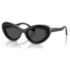 Solbriller i «Cat-Eye»-form, Sk6061U, svart