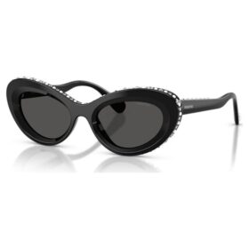 Solbriller i «Cat-Eye»-form, Sk6061U, svart