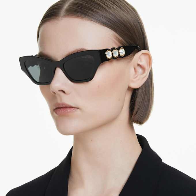 Solbriller i «Cat-Eye»-form, svart Solbriller i «Cat-Eye»-form, svart