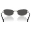 Solbriller i oval form, 2-i-1-clip-on, Sk7044, sølvfarget
