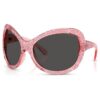 Solbriller i oversized-stil, cat-eye-form, Sk6052, rosa Solbriller i oversized-stil, cat-eye-form, Sk6052, rosa