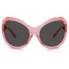 Solbriller i oversized-stil, cat-eye-form, Sk6052, rosa Solbriller i oversized-stil, cat-eye-form, Sk6052, rosa