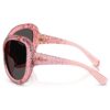 Solbriller i oversized-stil, cat-eye-form, Sk6052, rosa Solbriller i oversized-stil, cat-eye-form, Sk6052, rosa