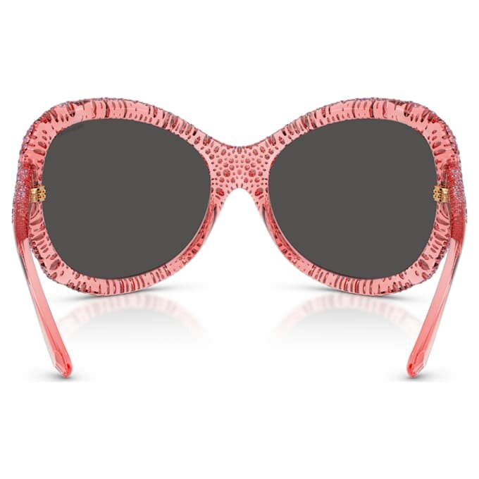 Solbriller i oversized-stil, cat-eye-form, Sk6052, rosa Solbriller i oversized-stil, cat-eye-form, Sk6052, rosa