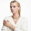 Constella-ringsett (2), rundslipt, hvit, gullbelagt Constella-ringsett (2), rundslipt, hvit, gullbelagt