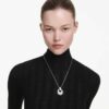 Sublima anheng, hvitt, rhodiumbelagt Sublima anheng, hvitt, rhodiumbelagt