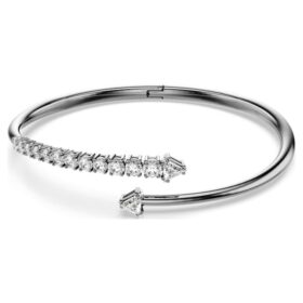 Sublima armbånd, hvitt, rutheniumbelagt