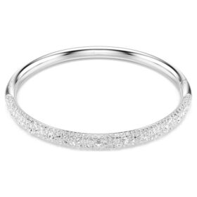 Sublima armbånd Snow Pavé, hvitt, rhodiumbelagt