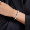 Sublima armbånd Snow Pavé, hvitt, rhodiumbelagt Sublima armbånd Snow Pavé, hvitt, rhodiumbelagt