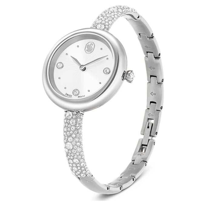Sublima armbåndsur, sveitsiskprodusert, metallarmbånd, sølvfarget, rustfritt stål Sublima armbåndsur, sveitsiskprodusert, metallarmbånd, sølvfarget, rustfritt stål