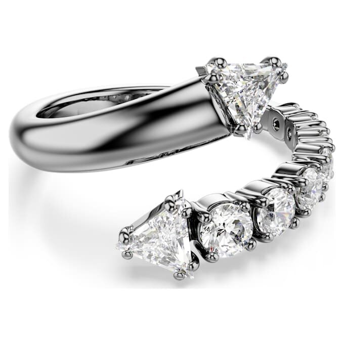 Sublima åpen ring med blandede slipinger, hvit, rutheniumbelagt Sublima åpen ring med blandede slipinger, hvit, rutheniumbelagt