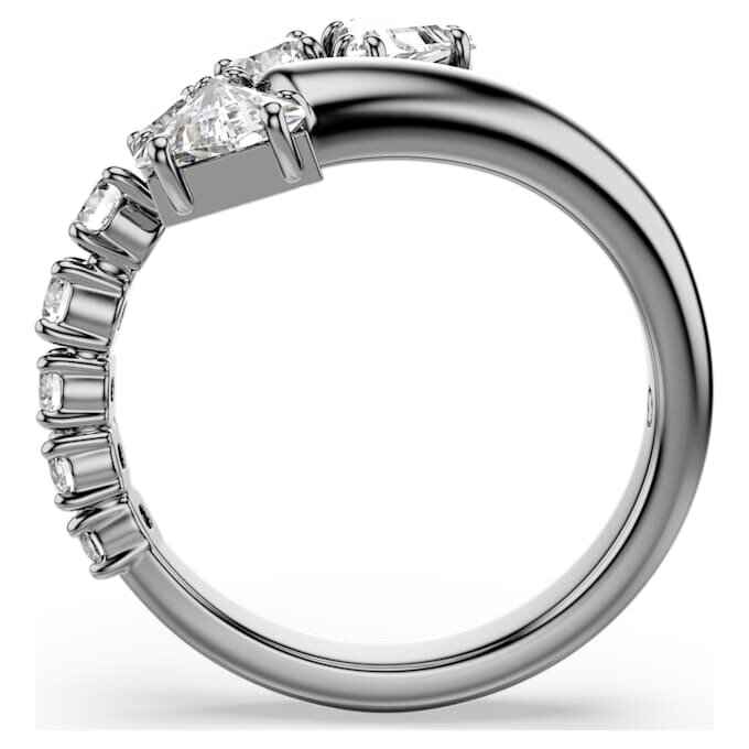 Sublima åpen ring med blandede slipinger, hvit, rutheniumbelagt Sublima åpen ring med blandede slipinger, hvit, rutheniumbelagt