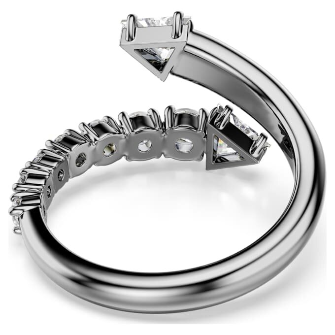 Sublima åpen ring med blandede slipinger, hvit, rutheniumbelagt Sublima åpen ring med blandede slipinger, hvit, rutheniumbelagt