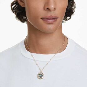 Symbolica-anheng «Evil Eye», medium, flerfarget, gullbelagt Symbolica-anheng «Evil Eye», medium, flerfarget, gullbelagt