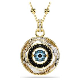 Symbolica-anheng «Evil Eye», medium, flerfarget, gullbelagt Symbolica-anheng «Evil Eye», medium, flerfarget, gullbelagt