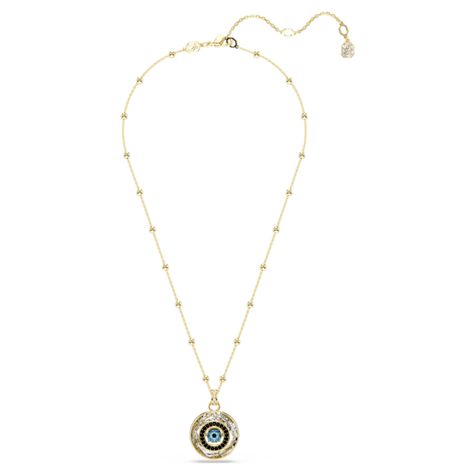Symbolica-anheng «Evil Eye», medium, flerfarget, gullbelagt Symbolica-anheng «Evil Eye», medium, flerfarget, gullbelagt