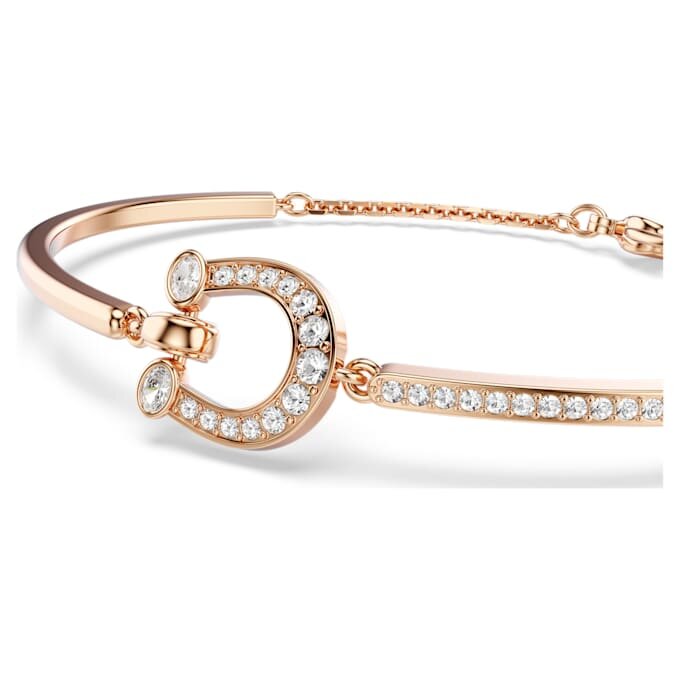 Symbolica armbånd med pavé, hestesko, hvit, rosagullbelagt Symbolica armbånd med pavé, hestesko, hvit, rosagullbelagt