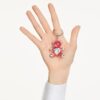 Teddy-nøkkelring, rosa, rhodiumbelagt Teddy-nøkkelring, rosa, rhodiumbelagt
