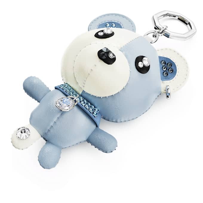 Teddy-veskeanheng, bjørn, blå, rhodiumbelagt Teddy-veskeanheng, bjørn, blå, rhodiumbelagt